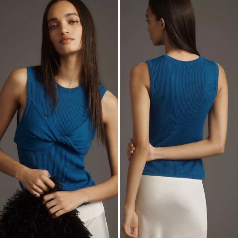 NWT Anthropologie Pilcro Twist Detail Top | L